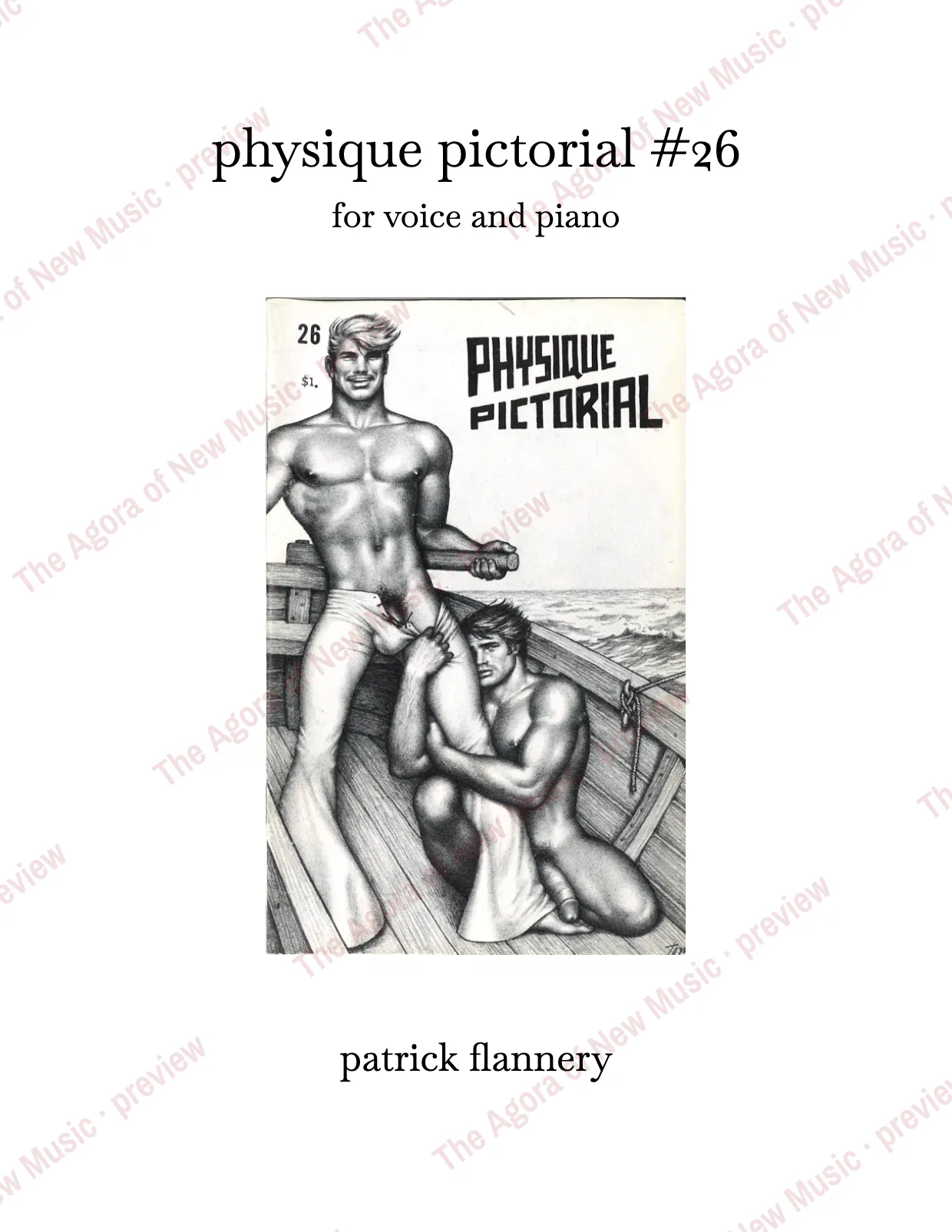 physique pictorial #26: Performance notes, page 1