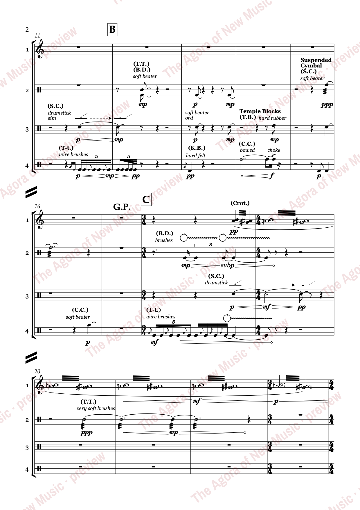 Alien Altar by Nicholas Bentz: Score page 6 of 11
