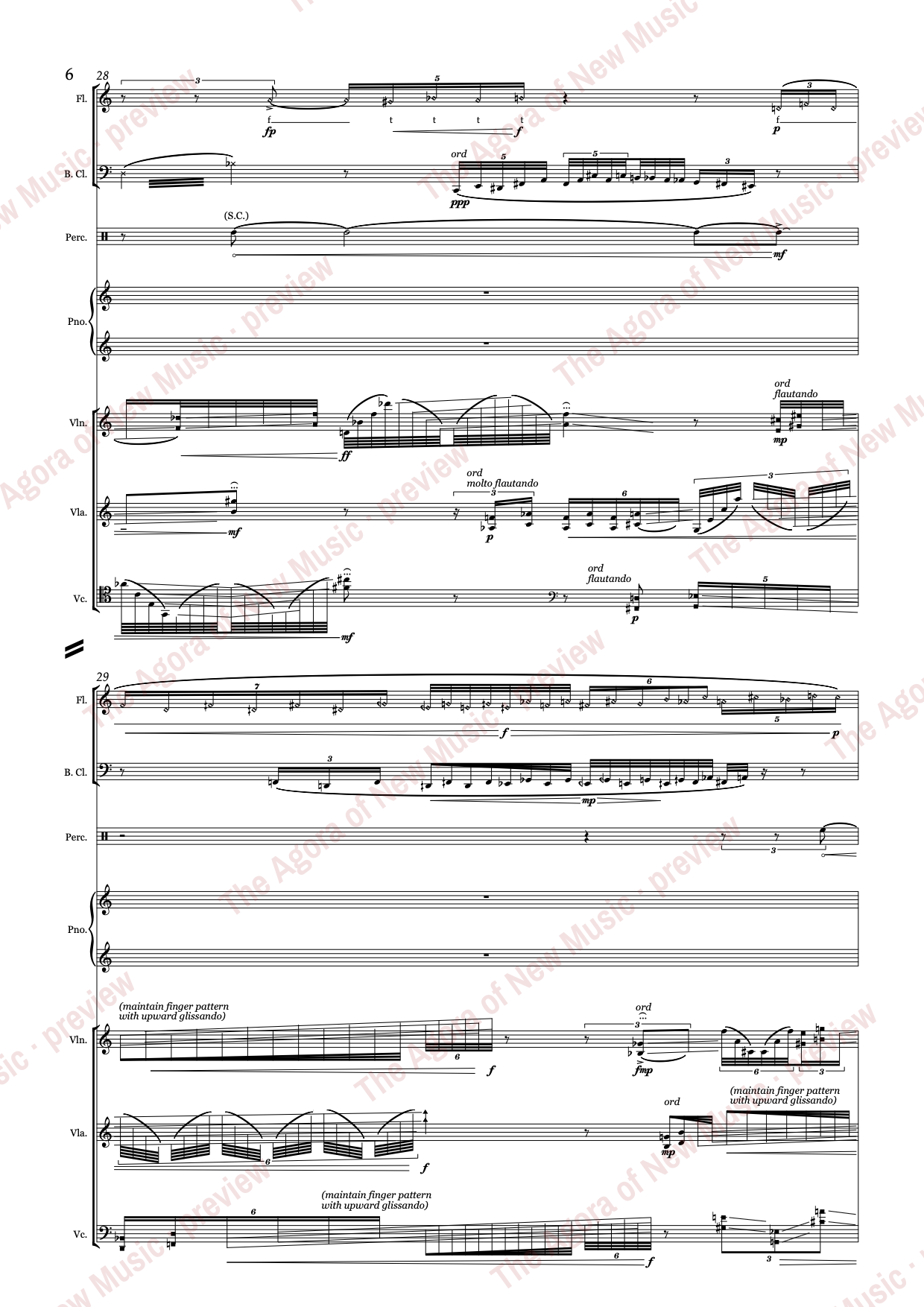 a gleaming like ivory...: Score page 10 of 44