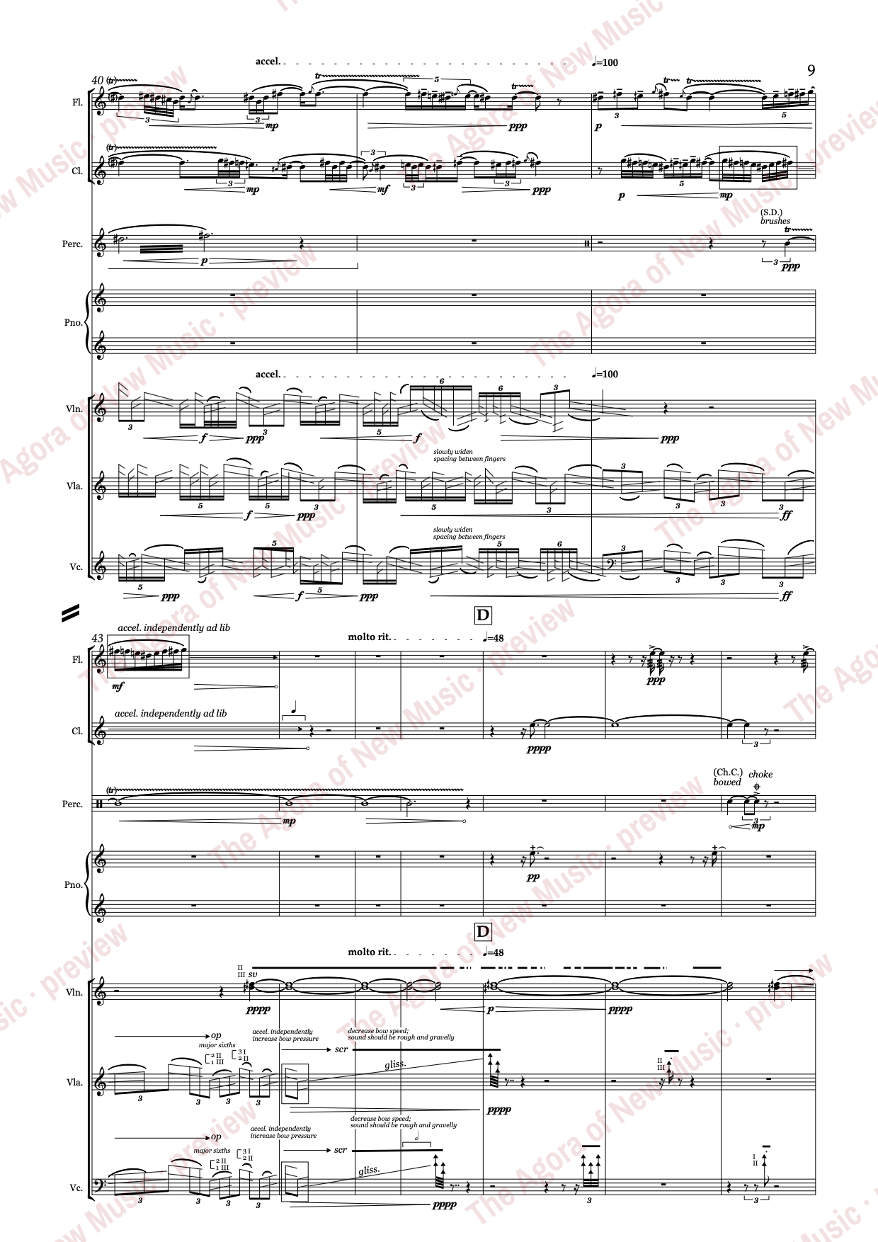 a gleaming like ivory...: Score page 13 of 44