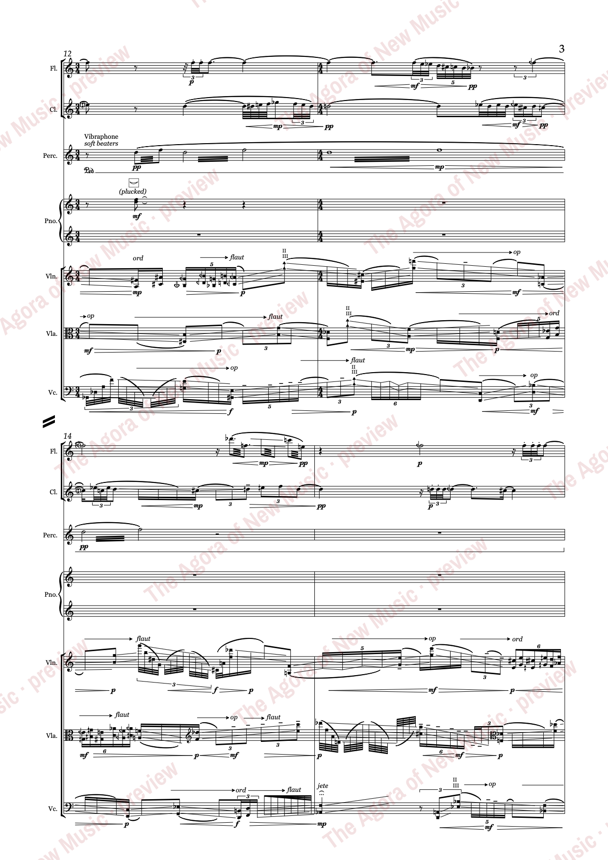 a gleaming like ivory... by Nicholas Bentz: Score page 7 of 44
