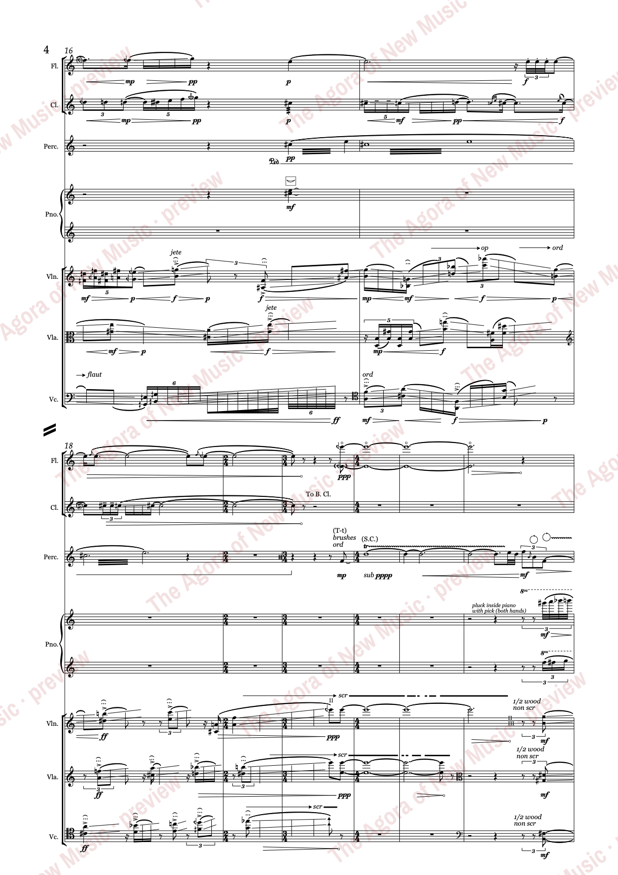 a gleaming like ivory...: Score page 8 of 44