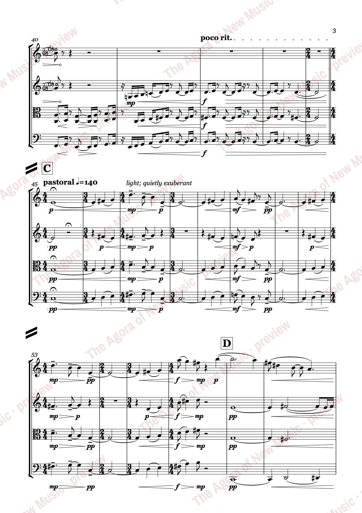 Concordance by Nicholas Bentz: Score page 5 of 18