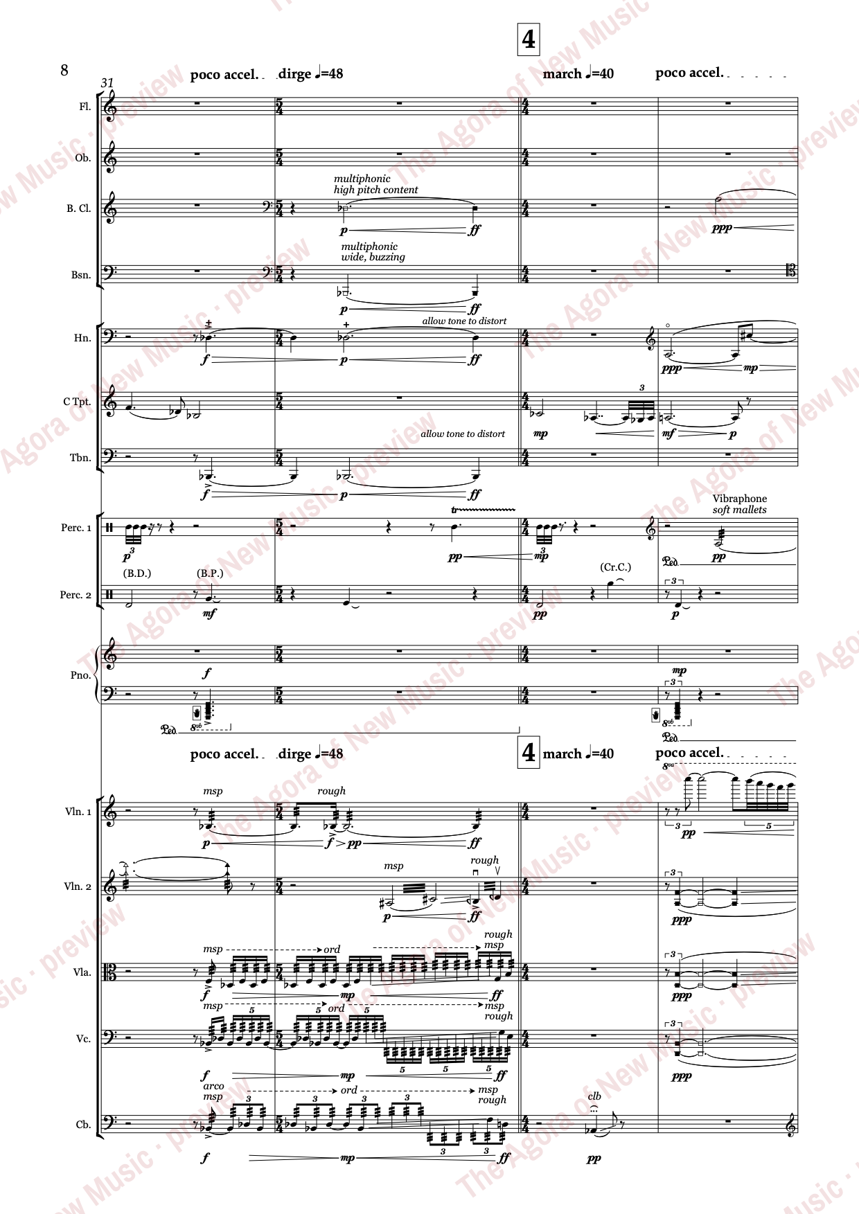 the shifting earth: Score page 12 of 67