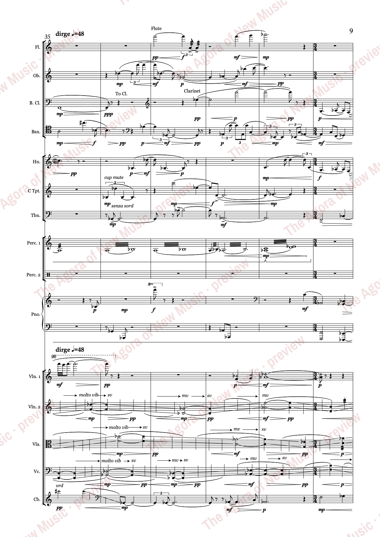 the shifting earth: Score page 13 of 67