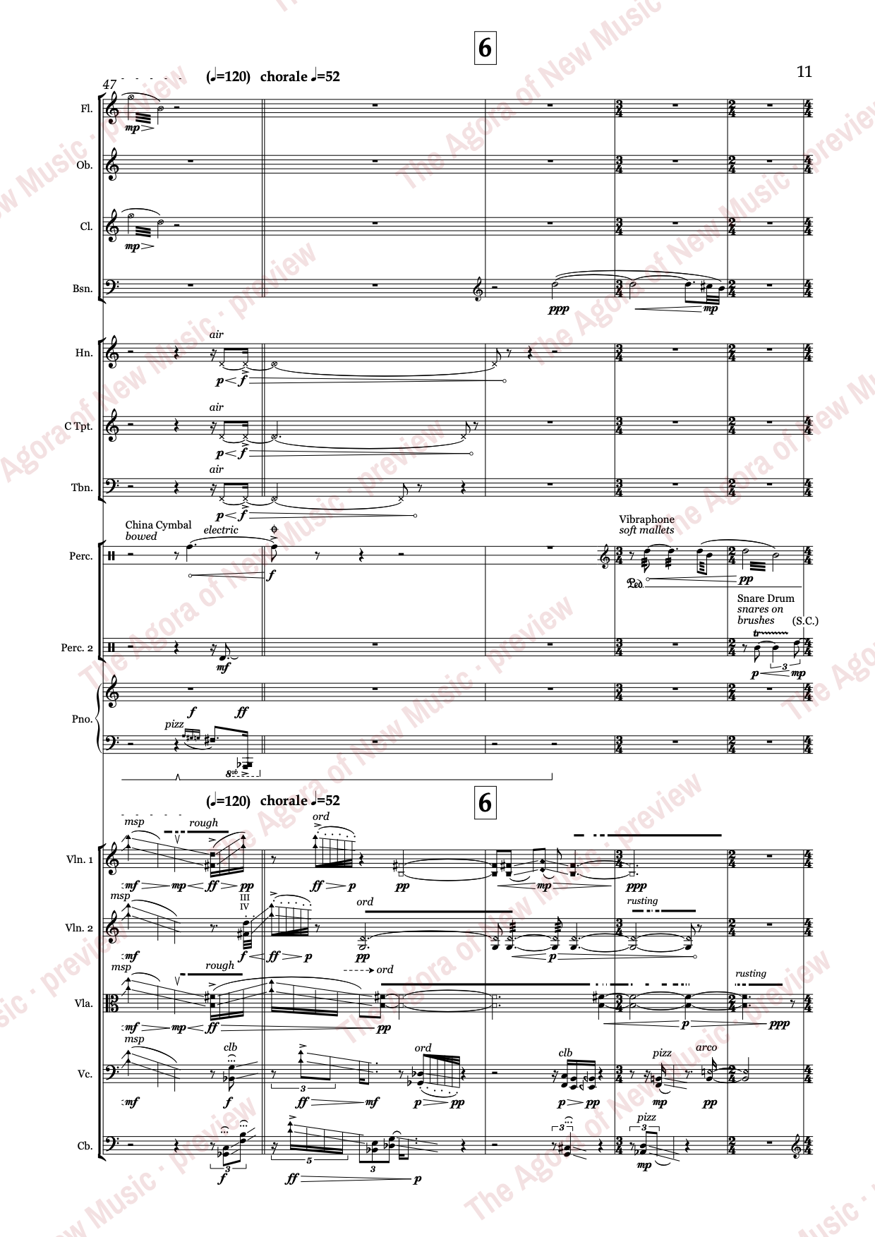 the shifting earth: Score page 15 of 67