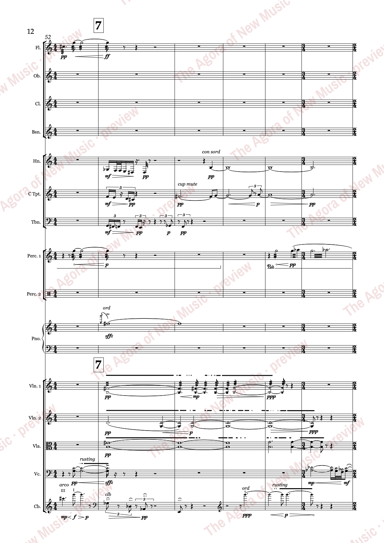 the shifting earth: Score page 16 of 67