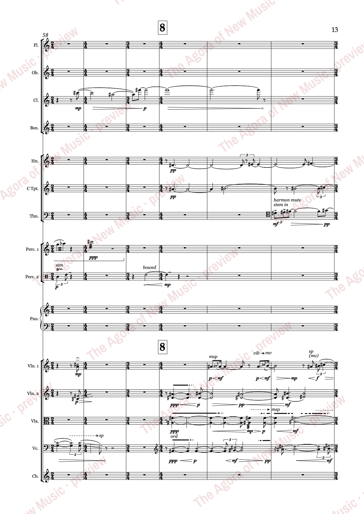 the shifting earth: Score page 17 of 67