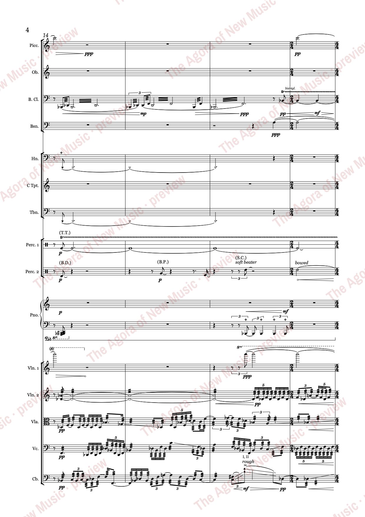 the shifting earth: Score page 8 of 67