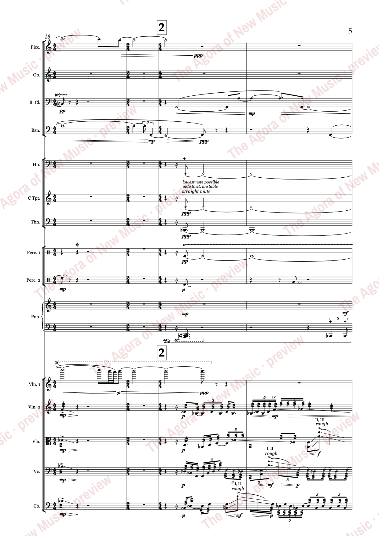 the shifting earth: Score page 9 of 67