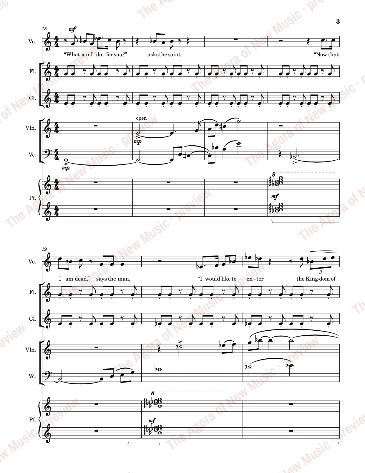 Three Shaggy Dogs (2026): Score page 5 of 32