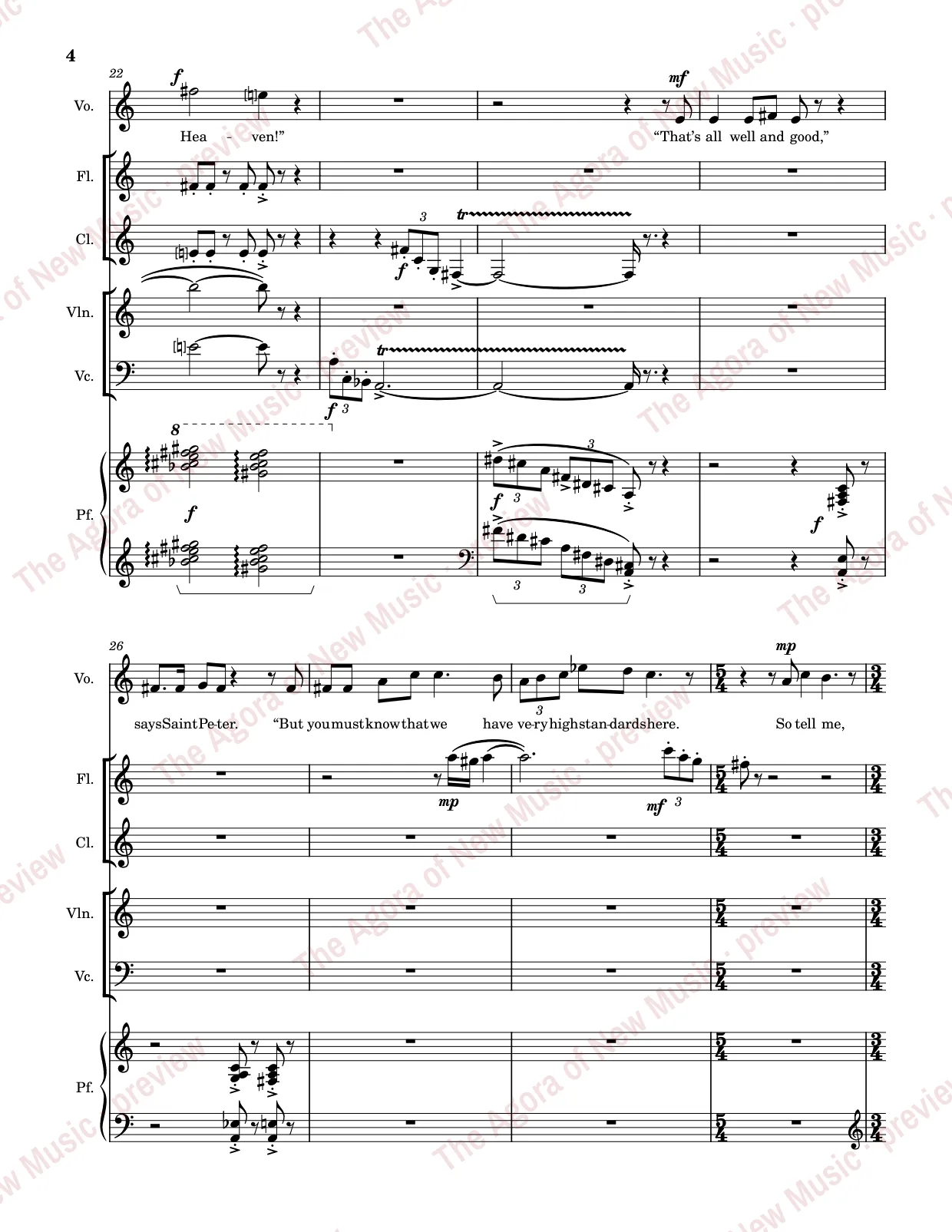 Three Shaggy Dogs (2026): Score page 6 of 32