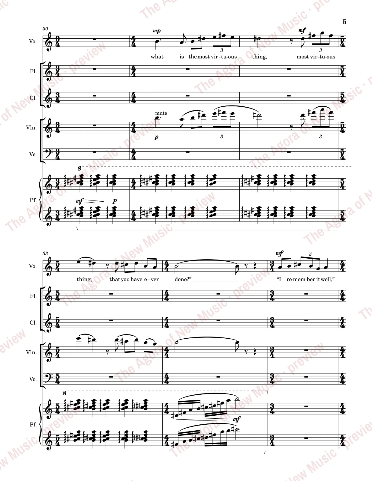 Three Shaggy Dogs (2026): Score page 7 of 32