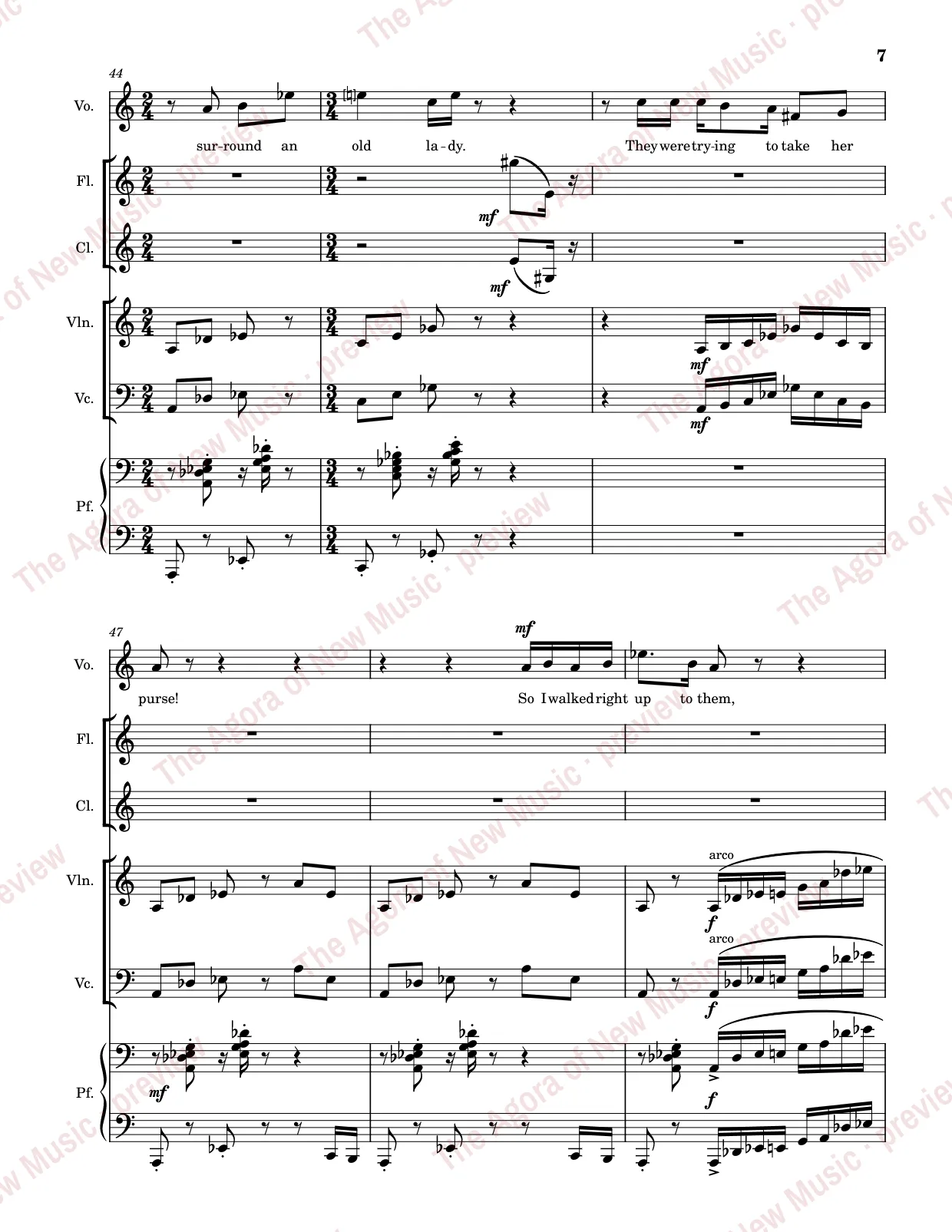 Three Shaggy Dogs (2026): Score page 9 of 32