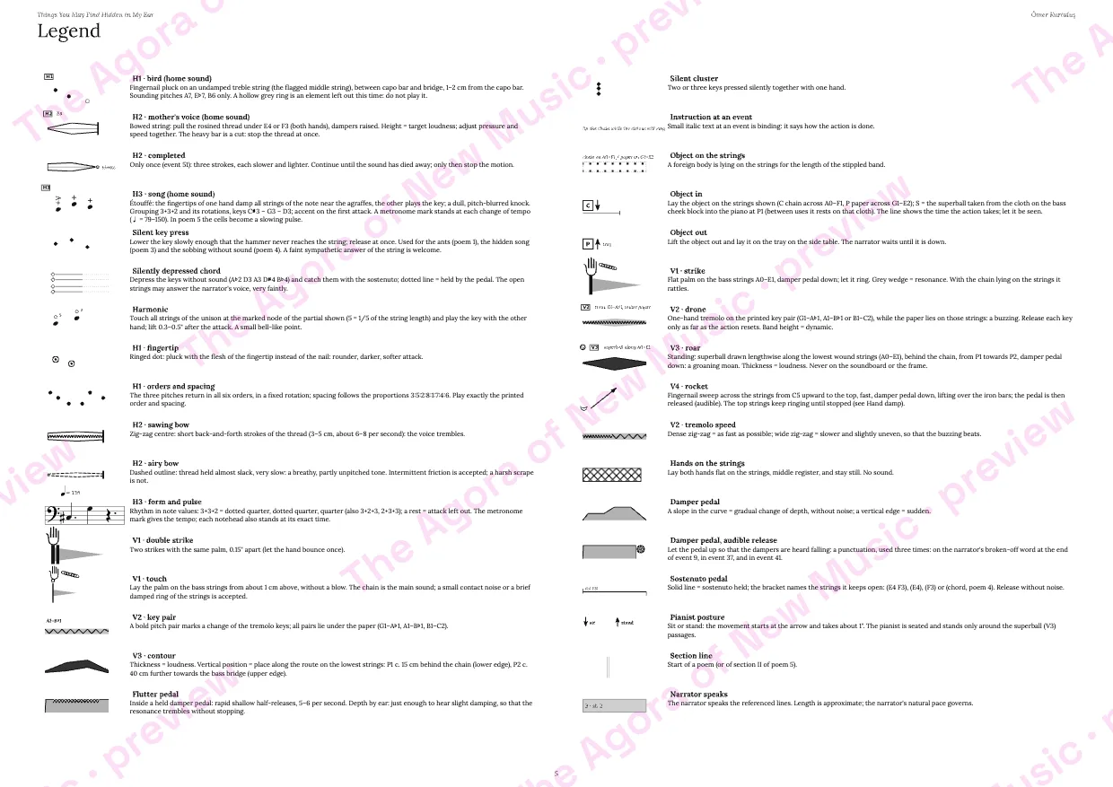 Performance notes, page 5