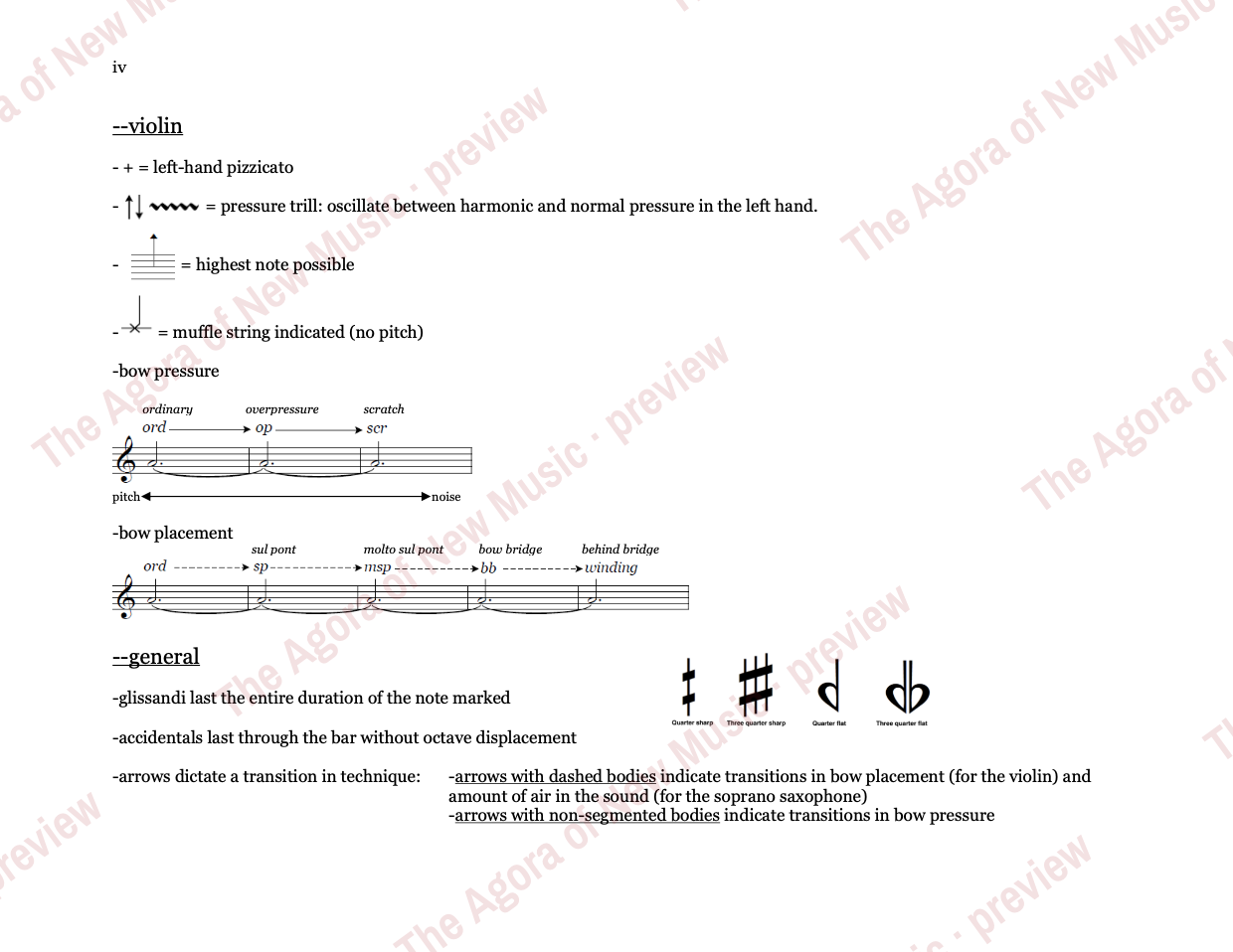 filigree: Performance notes, page 4
